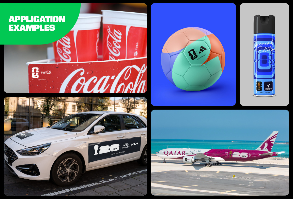 FIFA World Cup brand application examples