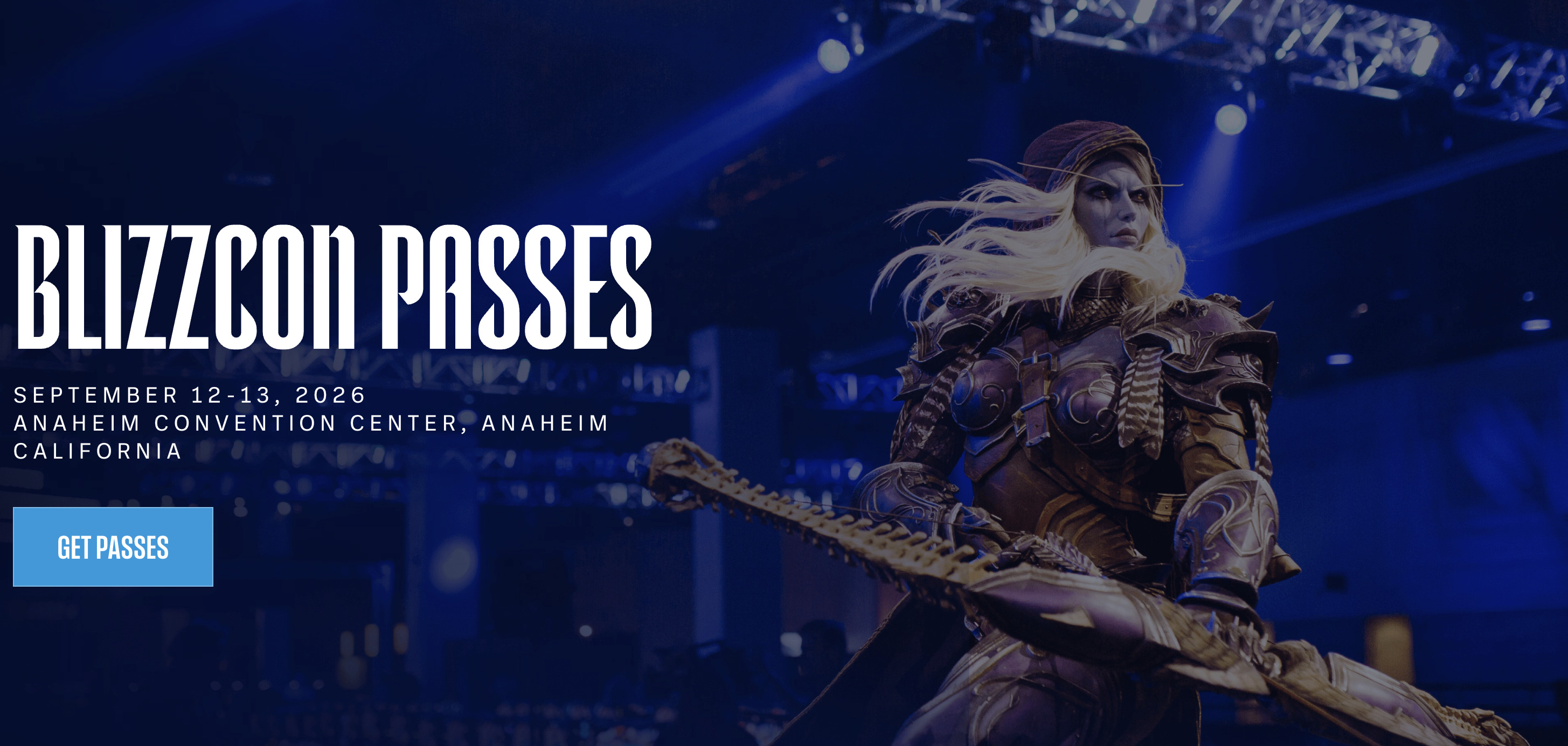 Blizzcon 2026 passes
