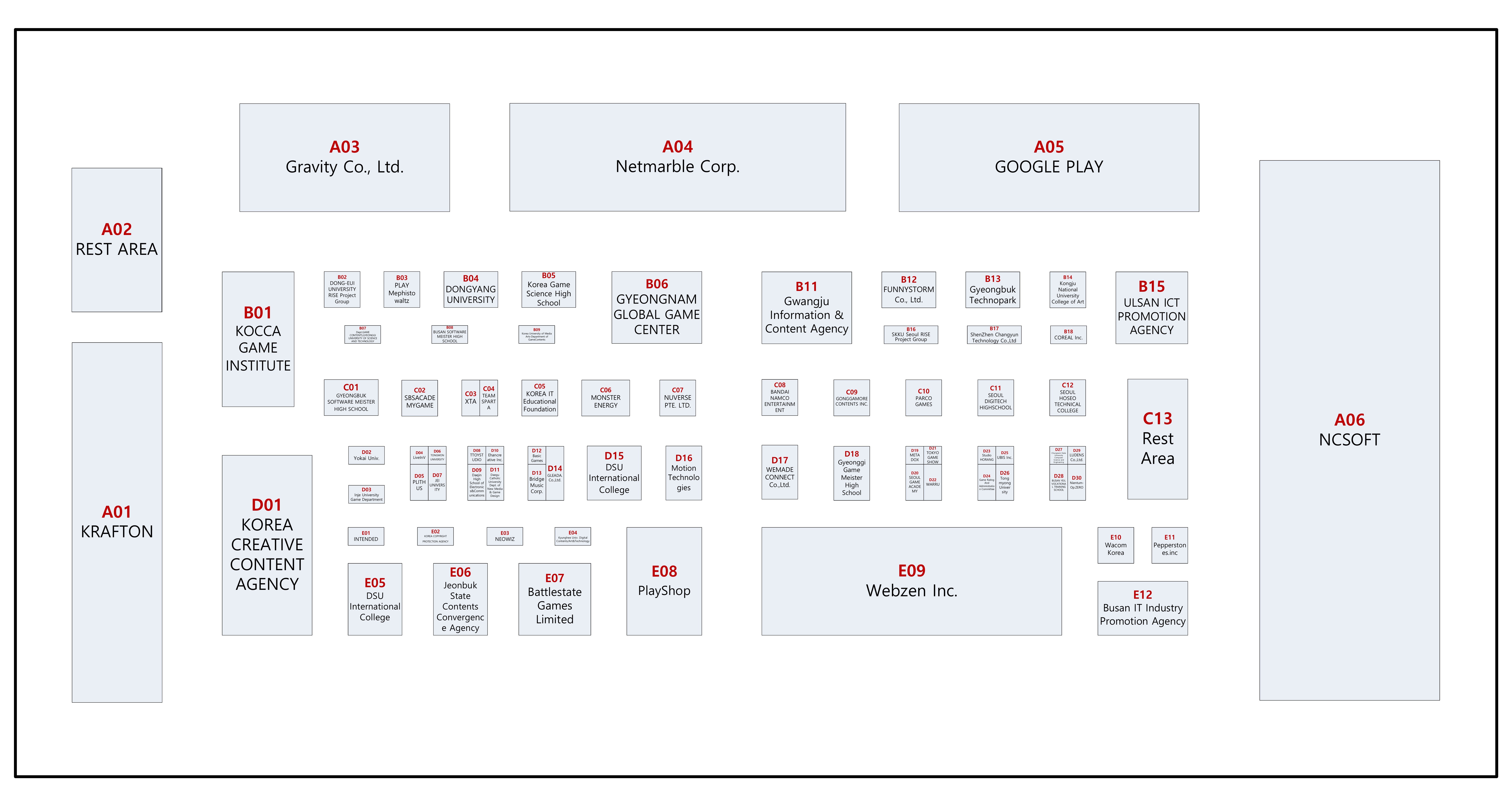 G-Star 2025 Floor Plan BTC
