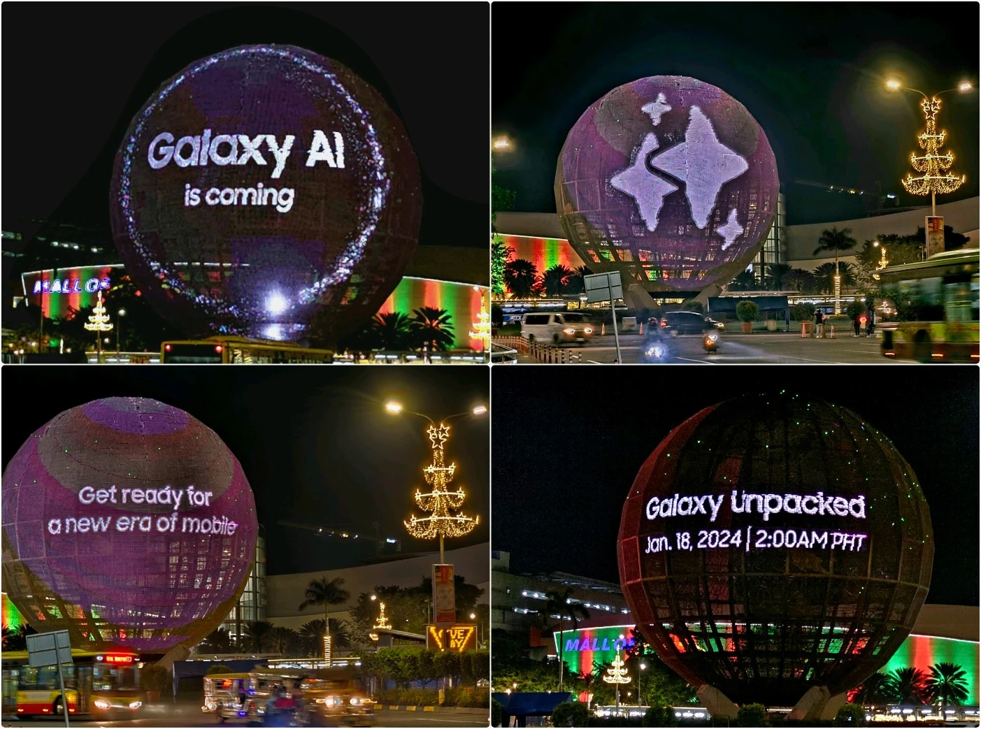 sphere location: MoA Globe in Philippines LED display for branding & experience marketing