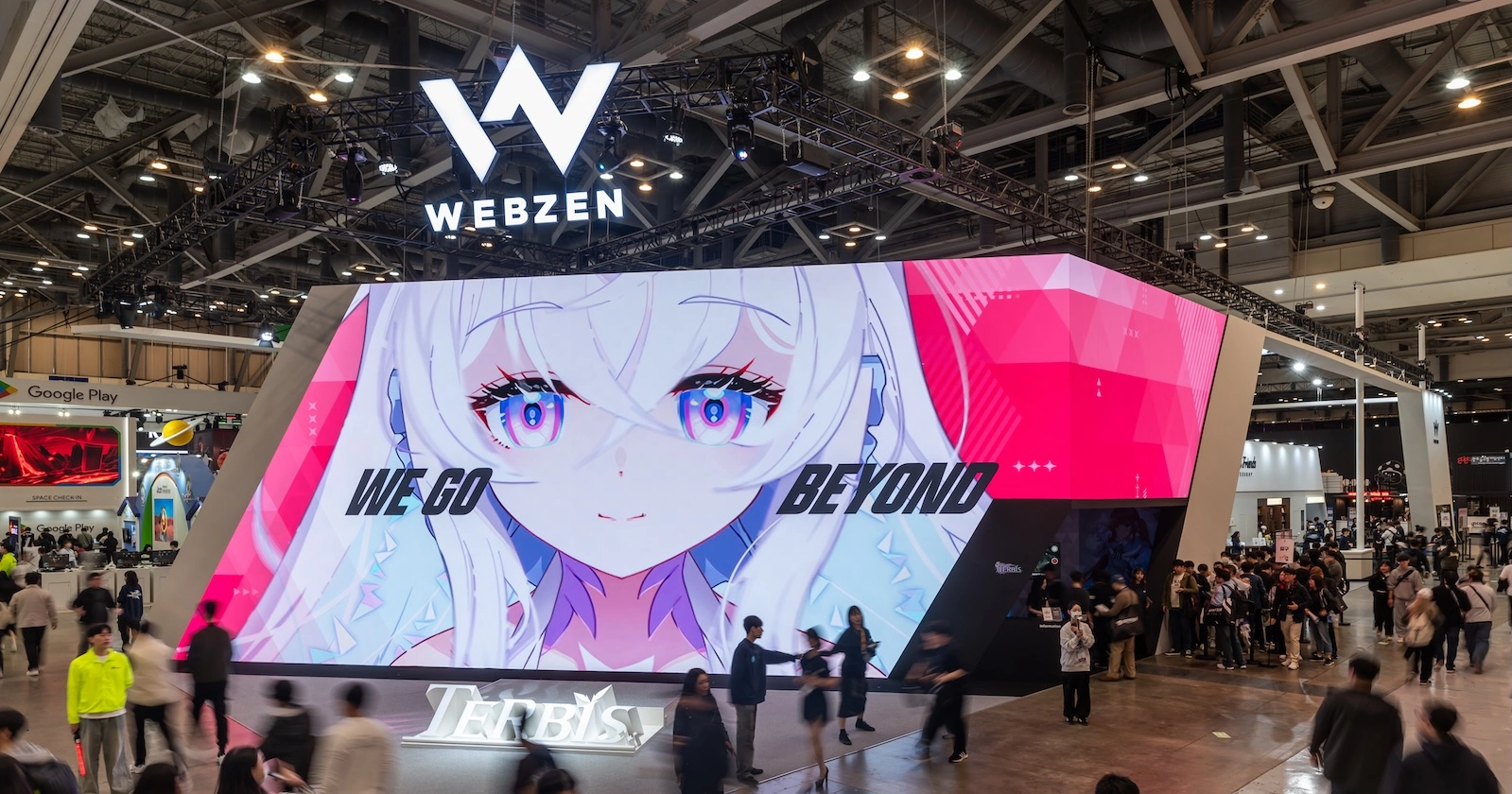 Webzen D3 at Bexco Hall 1: best booth location at G-STAR