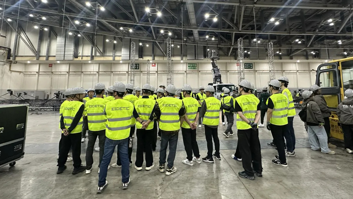 EIDETIC's G-STAR 2025 on-site team at BEXCO, Busan