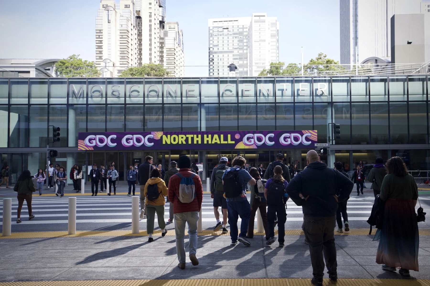Game Developers Conference (GDC) North Hall entrance at Moscone Center in San Francisco