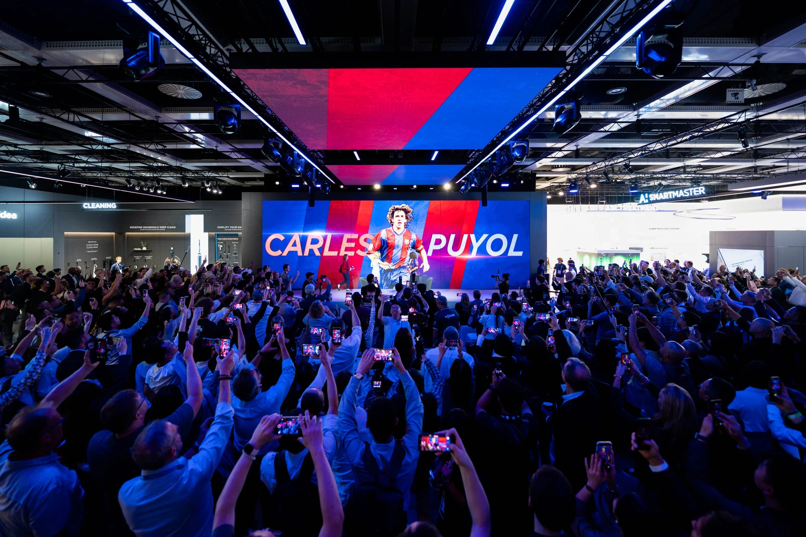 sports marketing activation ideas: midea-ifa-berlin-2026-fc-barcelona-carles-puyol-stage