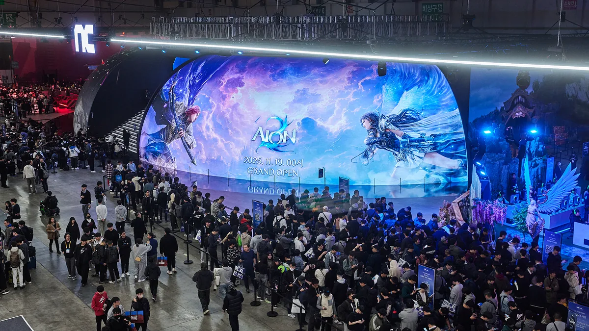 NC G-STAR 2025 booth dome style for game experience