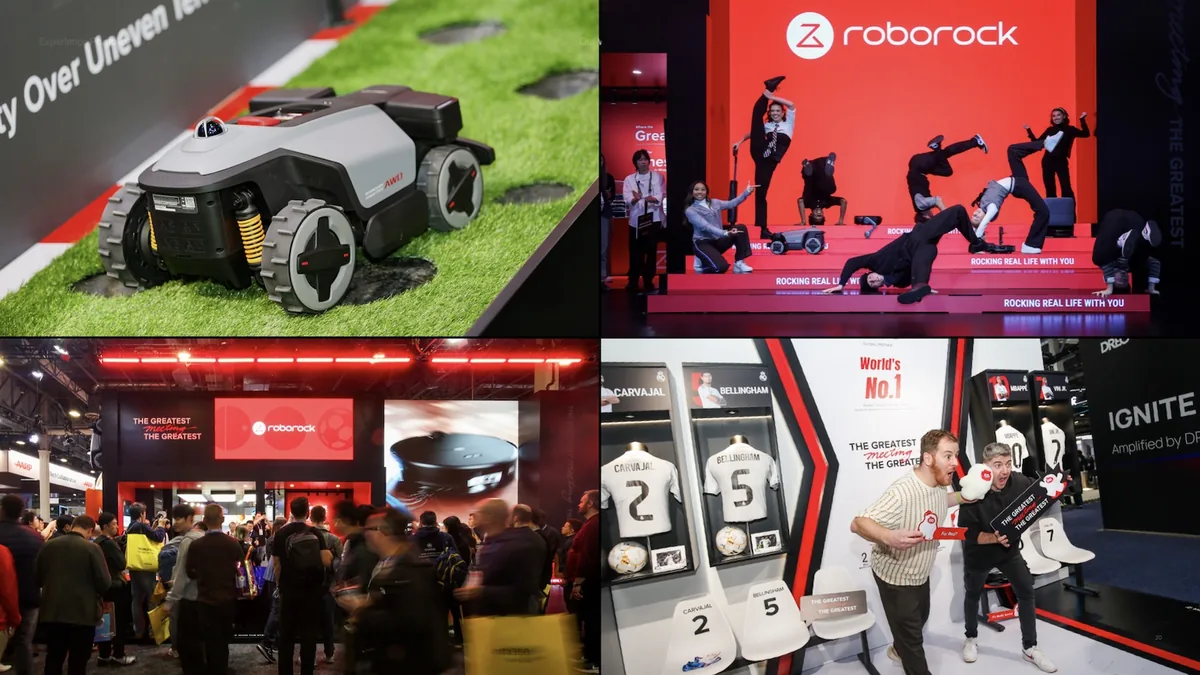 Roborock CES 2025 exhibit highlights & CES booth design